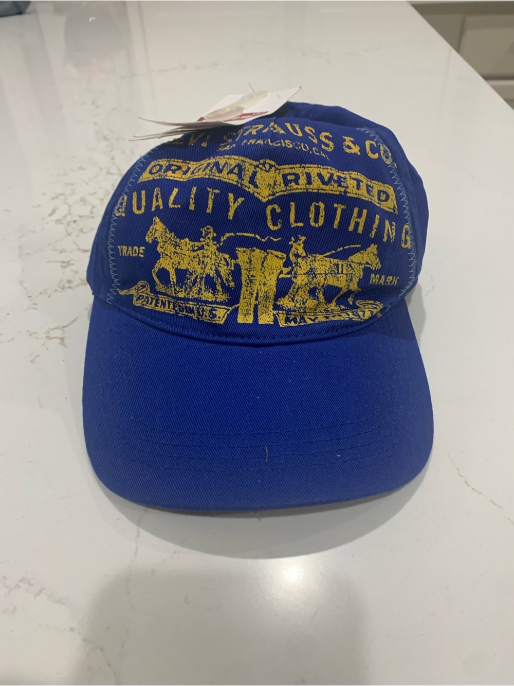 Rare vintage Levi Strauss & Co. Blue Baseball Cap Hat